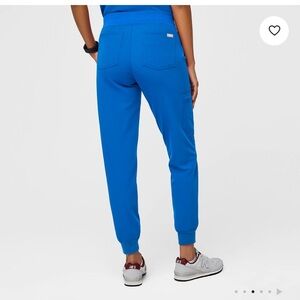 Figs Zamora Jogger Scrub pants- Royal Blue, ORANGE drawstring
